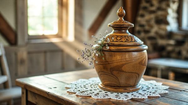 Top idées pour une urne de mariage champêtre personnalisée